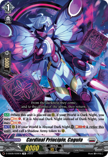 (009) Cardfight Vanguard Stand Up Deckset Orfist Single: Cardinal Principle, Cagula [D Format]  Trial Deck