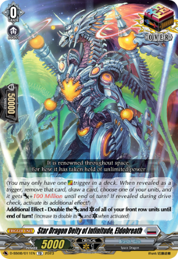 (011) Cardfight Vanguard Stand Up Deckset Orfist Single: Star Dragon Deity of Infinitude, Eldobreath [D Format]  Trial Deck