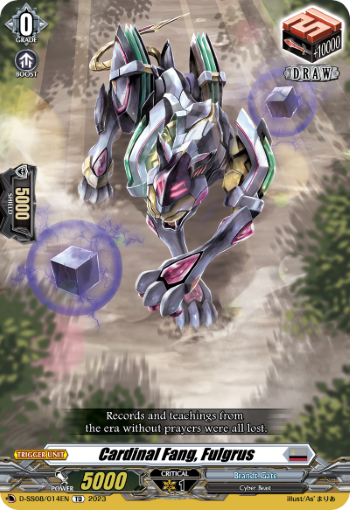 (014) Cardfight Vanguard Stand Up Deckset Orfist Single: Cardinal Fang, Fulgrus [D Format]  Trial Deck