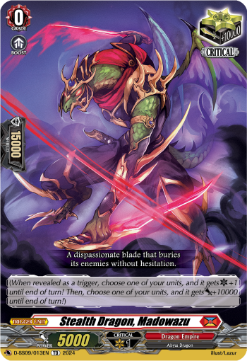 (013) Cardfight Vanguard Stride Deckset: Shiranui Single: Stealth Dragon, Madowazu [D-Format]  Trial Deck