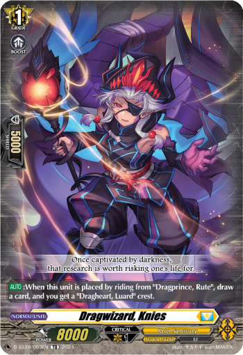 (003) Cardfight Vanguard Stride Deckset: Luard Single: Dragwizard, Knies [D-Format] (V.1 - Trial Deck)  Trial Deck