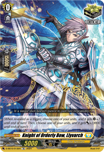 (013) Cardfight Vanguard Stride Deckset: Luard Single: Knight of Orderly Bow, Llyvarch [D-Format]  Trial Deck