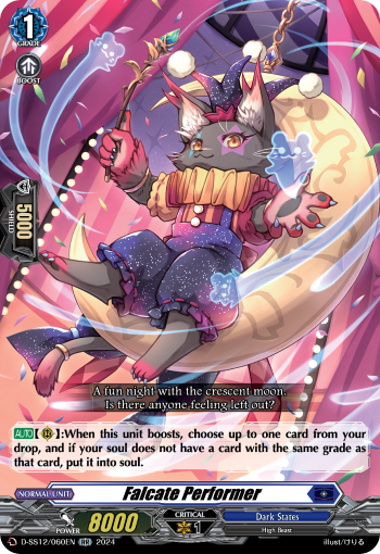 (060) Cardfight Vanguard Triple Drive Booster Single: Falcate Performer [D Format]  Double Rare