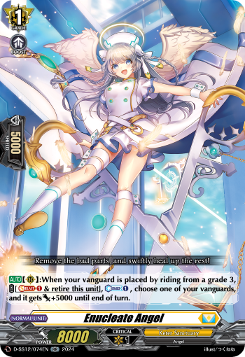 (074) Cardfight Vanguard Triple Drive Booster Single: Enucleate Angel [D Format]  Double Rare