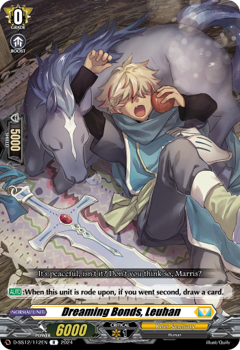 (112) Cardfight Vanguard Triple Drive Booster Single: Dreaming Bonds, Leuhan [D-Format]  Rare