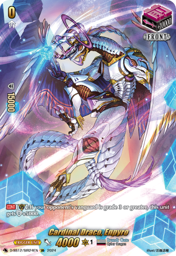 (SIR24) Cardfight Vanguard Triple Drive Booster Single: Cardinal Draco, Enpyro [D Format] (V.2 - Feature Rare)  Feature Rare