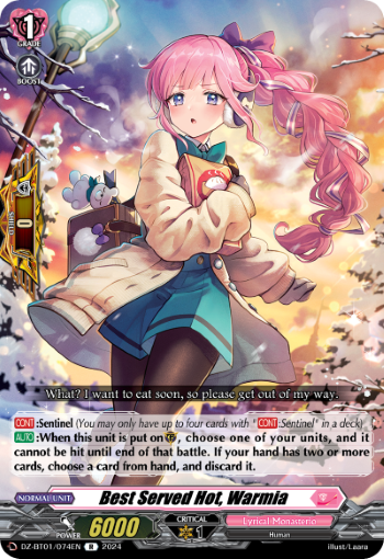 (074) Cardfight Vanguard Fated Clash Single: Best Served Hot, Warmia [D-Format] (V.1 - Rare)  Rare