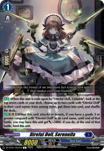 (091) Cardfight Vanguard Fated Clash Single: Direful Doll, Serenella [D-Format]  Common