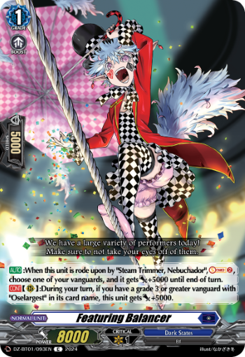 (093) Cardfight Vanguard Fated Clash Single: Featuring Balancer [D-Format]  Common