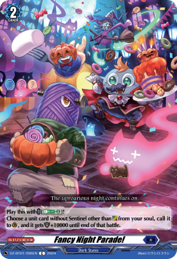 (096) Cardfight Vanguard Fated Clash Single: Fancy Night Parade! [D-Format]  Common