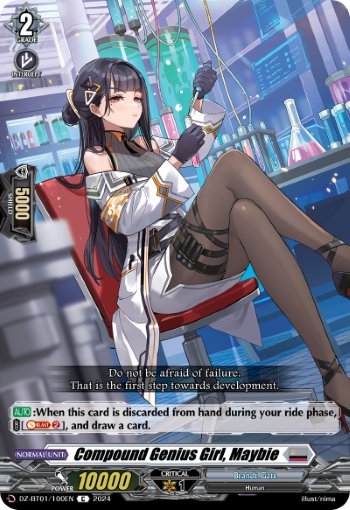 (100) Cardfight Vanguard Fated Clash Single: Compound Genius Girl, Maybie [D-Format]  Common