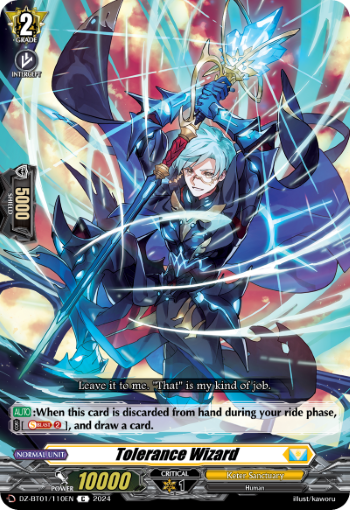 (110) Cardfight Vanguard Fated Clash Single: Tolerance Wizard [D-Format]  Common
