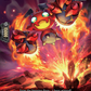 (145) Cardfight Vanguard Fated Clash Single: Heat Elemental, Marg [D-Format]  Common