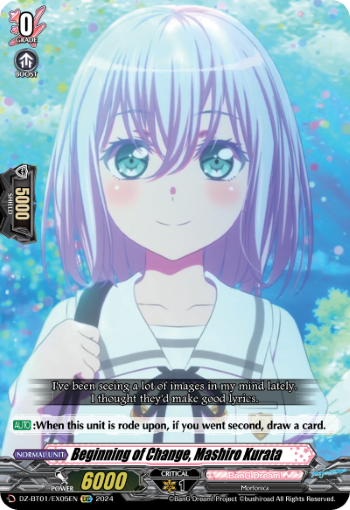(EX05) Cardfight Vanguard Fated Clash Single: Beginning of Change, Mashiro Kurata [D-Format]  Feature Rare