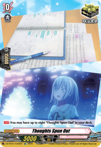 (EX25) Cardfight Vanguard Fated Clash Single: Thoughts Spun Out [D-Format] (V.1 - Feature Rare)  Feature Rare