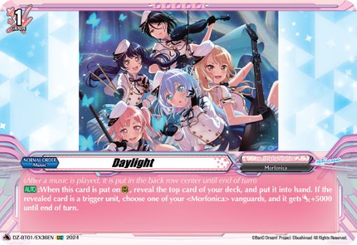 (EX36) Cardfight Vanguard Fated Clash Single: Daylight [D-Format]  Feature Rare