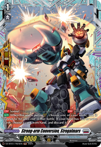 (FR23) Cardfight Vanguard Fated Clash Single: Strong-arm Conversion, Strogalmars [D-Format] (V.2 - Frame Rare)  Frame Rare