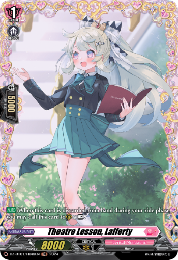 (FR46) Cardfight Vanguard Fated Clash Single: Theatre Lesson, Lafferty [D-Format] (V.2 - Frame Rare)  Frame Rare
