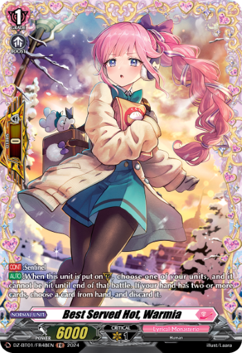(FR48) Cardfight Vanguard Fated Clash Single: Best Served Hot, Warmia [D-Format] (V.2 - Frame Rare)  Frame Rare