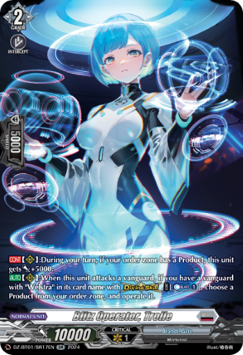 (SR17) Cardfight Vanguard Fated Clash Single: Blitz Operator, Trolle [D-Format] (V.3 - Silver Rare)  Silver Rare