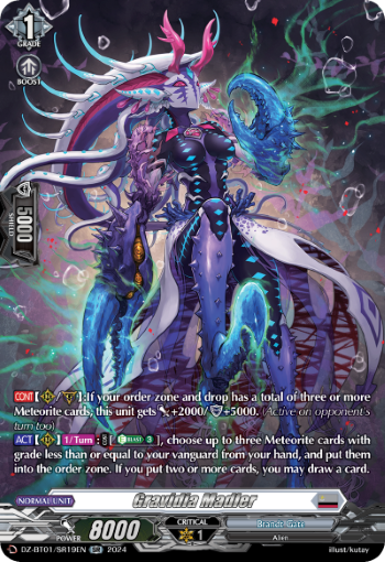 (SR19) Cardfight Vanguard Fated Clash Single: Gravidia Madler [D-Format] (V.3 - Silver Rare)  Silver Rare