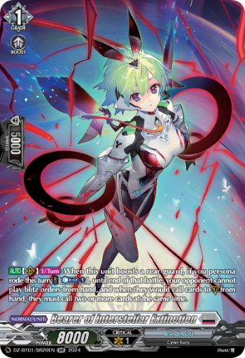 (SR20) Cardfight Vanguard Fated Clash Single: Bearer of Interstellar Extinction [D-Format] (V.3 - Silver Rare)  Silver Rare