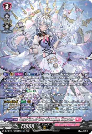 (SR36) Cardfight Vanguard Fated Clash Single: Fated One of Ever-changing, Krysrain [D-Format] (V.4 - Silver Rare)  Silver Rare