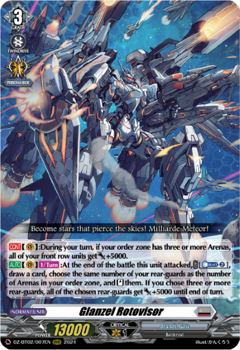 (007) Cardfight Vanguard Illusionless Strife Single: Glanzel Rotovisor [D-Format] (V.1 - Triple Rare)  Triple Rare