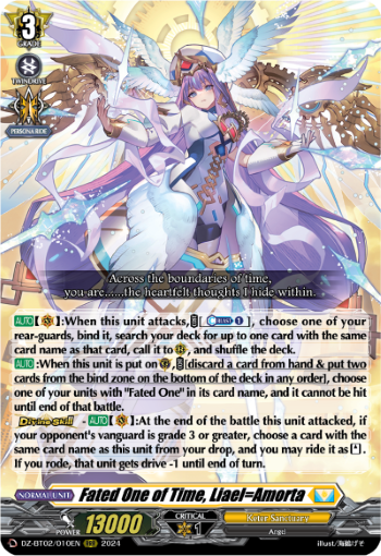 (010) Cardfight Vanguard Illusionless Strife Single: Fated One of Time, Liael=Amorta [D-Format] (V.1 - Triple Rare)  Triple Rare