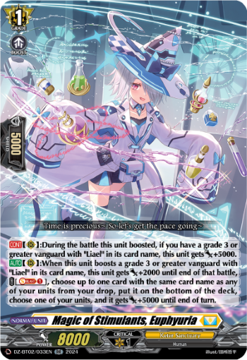 (033) Cardfight Vanguard Illusionless Strife Single: Magic of Stimulants, Euphyuria [D-Format] (V.1 - Double Rare)  Double Rare