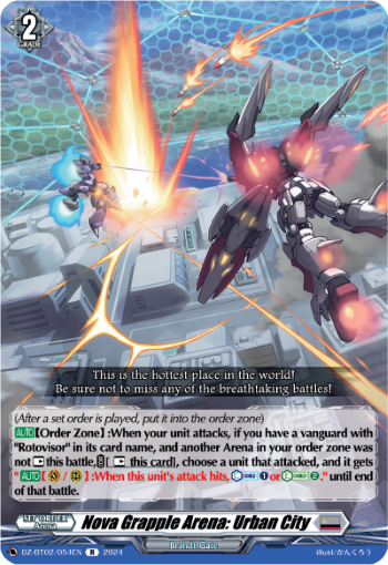 (054) Cardfight Vanguard Illusionless Strife Single: Nova Grapple Arena: Urban City [D-Format] (V.1 - Rare)  Rare