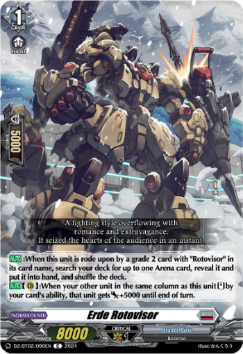 (090) Cardfight Vanguard Illusionless Strife Single: Erde Rotovisor [D-Format]  Common