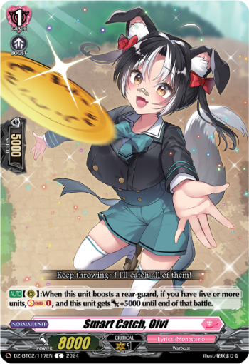 (117) Cardfight Vanguard Illusionless Strife Single: Smart Catch, Oivi [D-Format]  Common