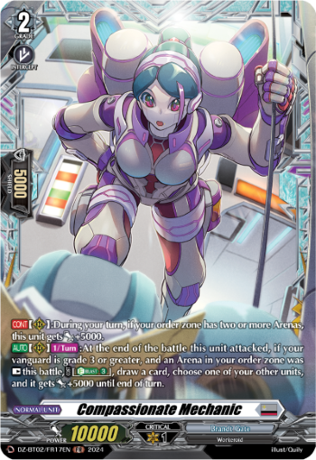 (FR17) Cardfight Vanguard Illusionless Strife Single: Compassionate Mechanic [D-Format] (V.2 - Frame Rare)  Frame Rare