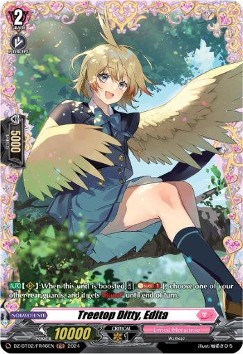(FR46) Cardfight Vanguard Illusionless Strife Single: Treetop Ditty, Edita [D-Format] (V.2 - Frame Rare)  Frame Rare