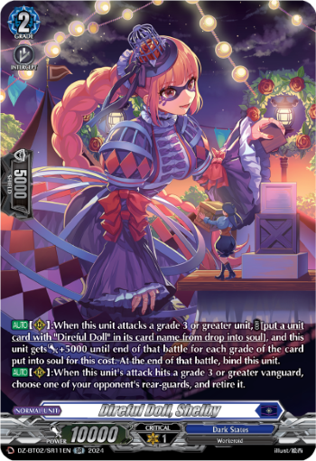(SR11) Cardfight Vanguard Illusionless Strife Single: Direful Doll, Shelby [D-Format] (V.3 - Silver Rare)  Silver Rare