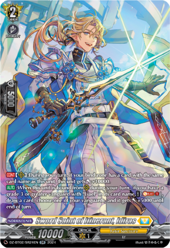 (SR24) Cardfight Vanguard Illusionless Strife Single: Sword Saint of Itinerant, Idiras [D-Format] (V.3 - Silver Rare)  Silver Rare
