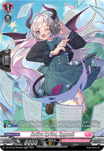 (SR40) Cardfight Vanguard Illusionless Strife Single: Active Lyrica, Appuch [D-Format] (V.3 - Silver Rare)  Silver Rare