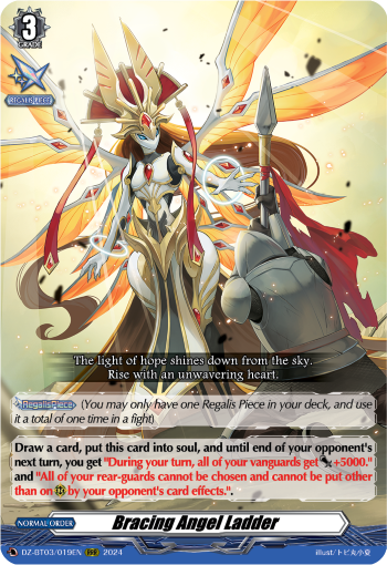 (019) Cardfight Vanguard Dimensional Transcendence Single: Bracing Angel Ladder [D-Format]  Triple Rare