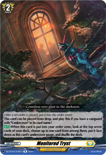 (078) Cardfight Vanguard Dimensional Transcendence Single: Monitored Tryst [D-Format] (V.1 - Rare)  Rare