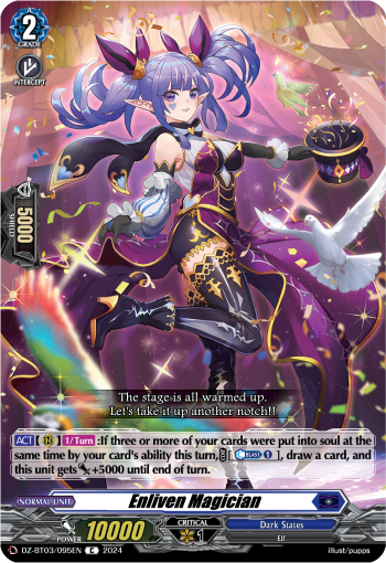 (095) Cardfight Vanguard Dimensional Transcendence Single: Enliven Magician [D-Format]  Common