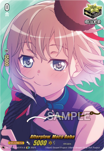 (EX07-S) Cardfight Vanguard Dimensional Transcendence Single: Afterglow, Moca Aoba [D-Format] (V.2 - Special EX)  Special EX