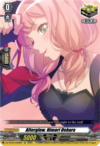 (EX08) Cardfight Vanguard Dimensional Transcendence Single: Afterglow, Himari Uehara [D-Format] (V.1 - Special EX)  Special EX