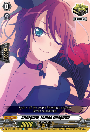 (EX09) Cardfight Vanguard Dimensional Transcendence Single: Afterglow, Tomoe Udagawa [D-Format] (V.1 - Special EX)  Special EX