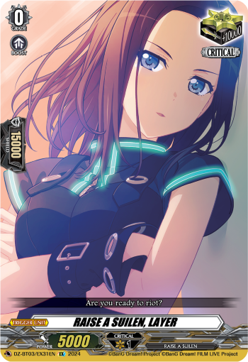 (EX31) Cardfight Vanguard Dimensional Transcendence Single: RAISE A SUILEN, LAYER [D-Format] (V.1 - Special EX)  Special EX