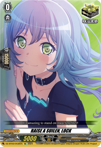 (EX32) Cardfight Vanguard Dimensional Transcendence Single: RAISE A SUILEN, LOCK [D-Format] (V.1 - Special EX)  Special EX