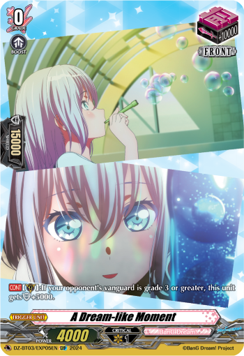 (EXP05) Cardfight Vanguard Dimensional Transcendence Single: A Dream-like Moment [D-Format] (V.1 - Special EX)  Special EX