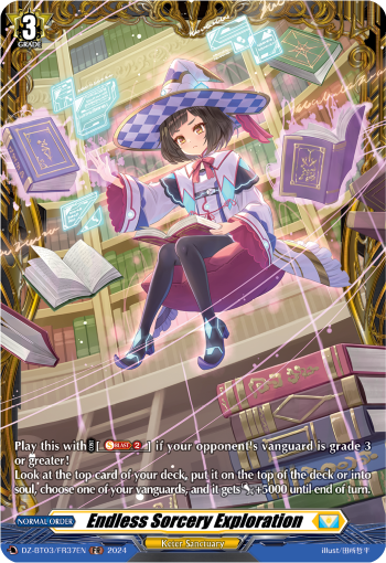 (FR37) Cardfight Vanguard Dimensional Transcendence Single: Endless Sorcery Exploration [D-Format] (V.2 - Frame Rare)  Frame Rare
