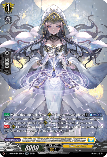 (SR28) Cardfight Vanguard Dimensional Transcendence Single: Magic of Threaded Connections, Peraram [D-Format] (V.3 - Silver Rare)  Silver Rare