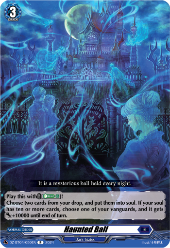 (050) Cardfight Vanguard Destined Showdown Single: Haunted Ball [D-Format] (V.1 - Rare)  Rare